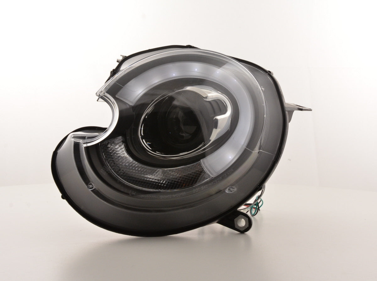 Scheinwerfer Set Xenon Daylight LED TFL-Optik Mini One / Cooper 06-10 schwarz Scheinwerfer Set Xenon Daylight LED TFL-Optik Mini One / Cooper 06-10 schwarz